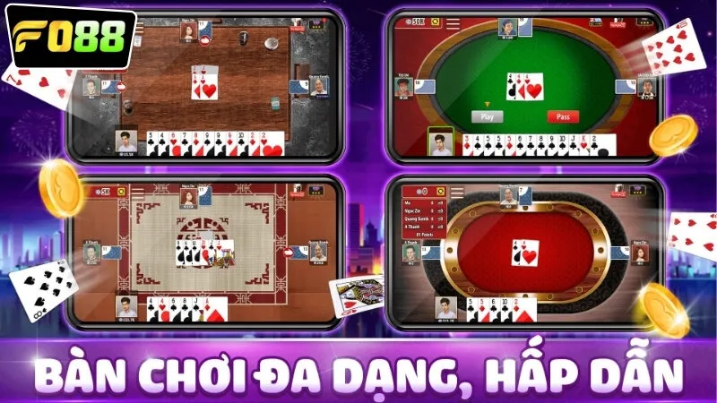 Những ưu điểm khi chơi game bài đổi thưởng FO88